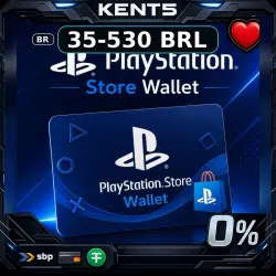 PlayStation Store Wallet • Бразилия (BR) • 35-530 BRL