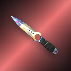 StatTrak Skeleton Knife | Case Hardened | Немного поношенное
