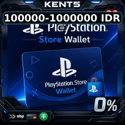 PlayStation Store Wallet • Индонезия (ID) • 100000-1000000 IDR