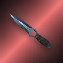 StatTrak Skeleton Knife | Blue Steel | Немного поношенное