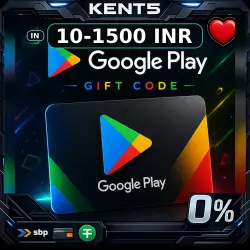 Google Play Gift Code • Индия (IN) • 10-1500 INR