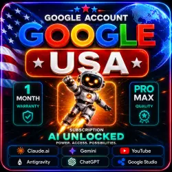 US Google Account | Gmail 2022 (5 Years Old) | Personal Lifetime Account | Verified | Perfect for AI