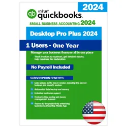 QuickBooks Premier / Pro 2024 | 1 User | Official License | 1 Year