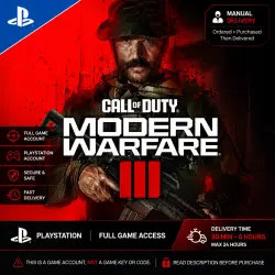Call of Duty: Modern Warfare III Standard – PlayStation Account | Manual Delivery | Full Game Access