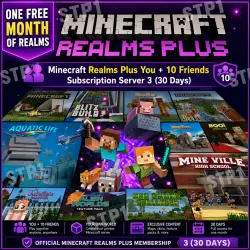 Minecraft Realms Plus 1 Month/30 Days Subscription Key/Code
