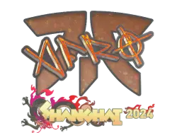 Sticker | afro (Glitter) | Shanghai 2024