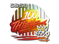 Sticker | 100 Thieves (Foil) | 2020 RMR