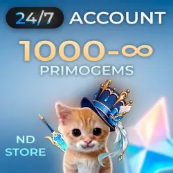 24/7 | Account with 1000 – 100 000 Primogems | Genshin Impact