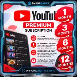 YouTube Premium 1/3/6/12 Months | Individual Subscription