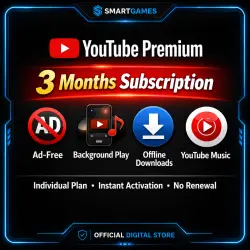YouTube Premium Individual 3 Months - YouTube Activation Link - GLOBAL