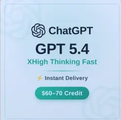 ChatGPT 5.4 XHigh Thinking Fast | Instant Delivery