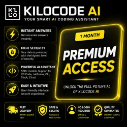 KILOCODE AI SUBSCRIPTION PLAN + CREDIT BOOST |  INCLUDED | EXPRESS DELIVERY