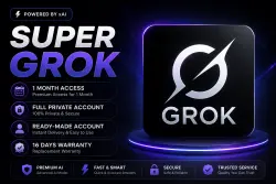 Super Grok | 1 Month Access | Full Private Account | Ready-Made Account | 16 Days Warranty