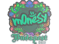 Sticker | m0NESY (Embroidered) | Budapest 2025
