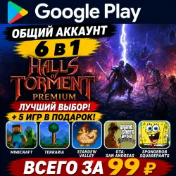 Halls of Torment: Premium for Android Google Play Account 6-in-1