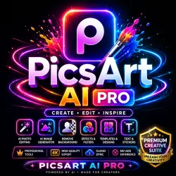 PicsArt AI PRO | Premium Creative Suite | Advanced Photo Editor
