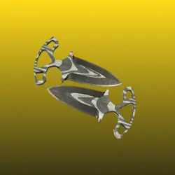 Shadow Daggers | Black Laminate (Закалённое в боях)