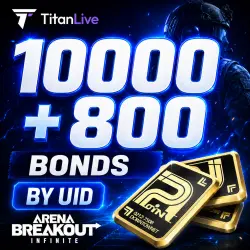 24/7 | Arena Breakout Infinite 10000 + 800 BONDS | by UID | Auto Delivery