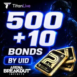 24/7 | Arena Breakout Infinite 500 + 10 BONDS | by UID | Auto Delivery