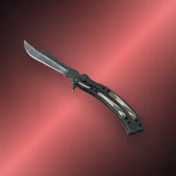 Butterfly Knife | Black Laminate | Немного поношенное