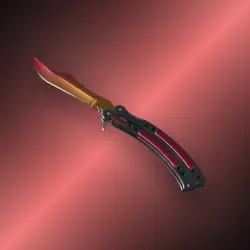 Butterfly Knife | Fade | Прямо с завода