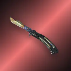 Butterfly Knife | Case Hardened | Поношенное