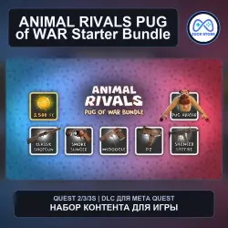 PUG of WAR Starter Bundle for ANIMAL RIVALS | Meta Quest DLC