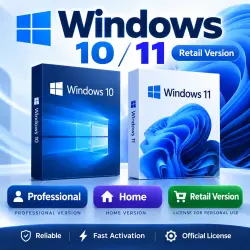 Windows 10/11 Professional/Home Edition License Key 32/64 bit