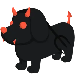 Halloween Evil Dachshund | Adopt Me! — Roblox, лот №282110