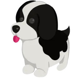 Black Springer Spaniel | Adopt Me! — Roblox, лот №283180