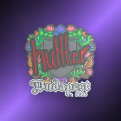 Sticker | huNter- (Embroidered) | Budapest 2025