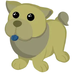 Golden Chow-Chow | Adopt Me! — Roblox, лот №283411
