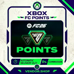 EA SPORTS FC 26 · FC Points XBOX · 1200-18500 · 24/7 AUTOMATIC DELIVERY