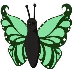 Green Butterfly | Adopt Me! — Roblox, лот №283495