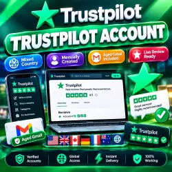 TRUSTPILOT ACCOUNT | Mixed Country | Menually Created | Aged Gmail Included | Live Review Ready