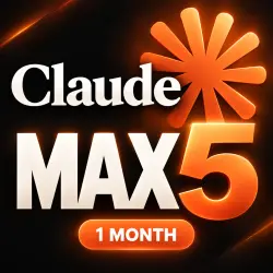 CLAUDE AI PRO max 5 FOR 1 MONTH!