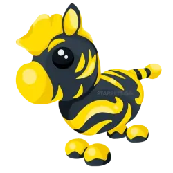 Flaming Zebra | Adopt Me! — Roblox, лот №284445