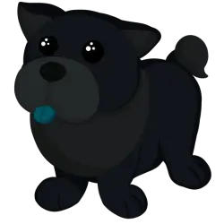 Black Chow-Chow | Adopt Me! — Roblox, лот №284486