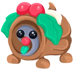 Yule Log Dog | Adopt Me! — Roblox, лот №284779