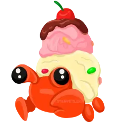Ice Cream Hermit Crab | Adopt Me! — Roblox, лот №284942