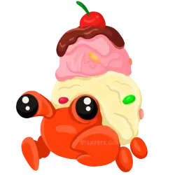 Ice Cream Hermit Crab | Adopt Me! — Roblox, лот №285082