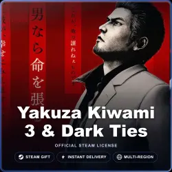 Yakuza Kiwami 3 & Dark Ties (Steam Gift) · Russia & worldwide · Auto-delivery 24/7