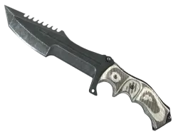 Huntsman Knife | Black Laminate (Factory New)