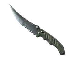 Flip Knife | Damascus Steel (Field-Tested)