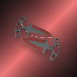 StatTrak Shadow Daggers | Crimson Web | Немного поношенное