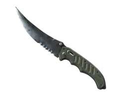StatTrak Flip Knife | Stained (Well-Worn)