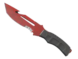 StatTrak Survival Knife | Crimson Web (Minimal Wear)