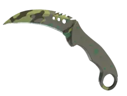 Talon Knife | Boreal Forest (Battle-Scarred)