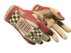 Sport Gloves | Red Racer (Battle-Scarred)