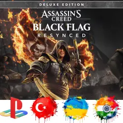 Assassins Creed Black Flag Resynced Deluxe PS5 Pre-order/TURKEY/UKRAINE/INDIA/PS